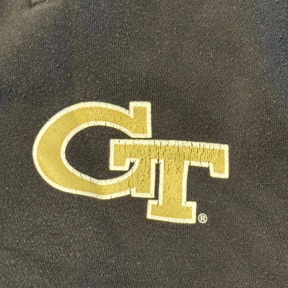 adidas Black Joggers with White Side Stripes and GT Patch
